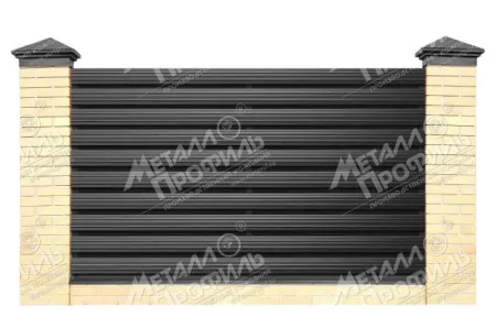 3D Штакетник (универсальное металлическое ограждение), покрытие полиэстер