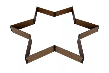 Шарнир для клумбы Holzhof 30*225мм, пластик коричневый