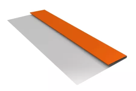 Планка стартовая БХ new 0,45 PE с пленкой RAL 2004 оранжевый