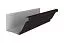 Желоб прямоугольный Vortex Lite Matt 130 мм 3м RAL 9005 черный