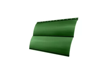 Сталь Блок-хаус 0,390 Grand Line 0,45 PE RAL 6002 лиственно-зеленый