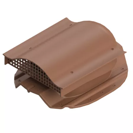 Аэратор кровельный TP-88/N | Кровельный вентиль для кровли из профнастила НС-35 Коричневый