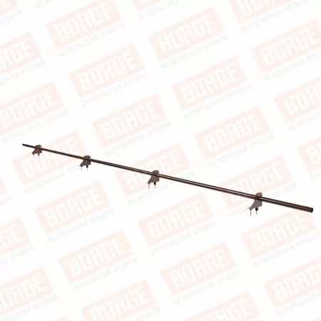 Снегозадержатель однотрубчатый NewLine, D-25мм, 3м, для металлочерепицы, коричневый шоколад (RAL 8017 matt)