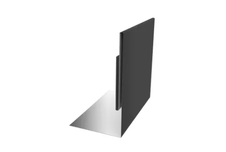 Планка приемная оконная 0,5 Satin с пленкой RAL 7016 антрацитово-серый