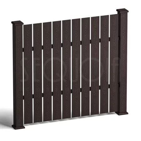 Доска заборная SEQUOIA Evolution 3D WOOD BROWN