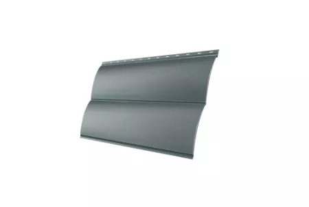 Сталь Блок-хаус 0,390 Grand Line 0,45 PE RAL 7005 мышино-серый