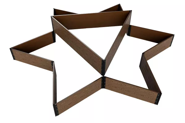 Шарнир для клумбы Holzhof 30*225мм, пластик коричневый