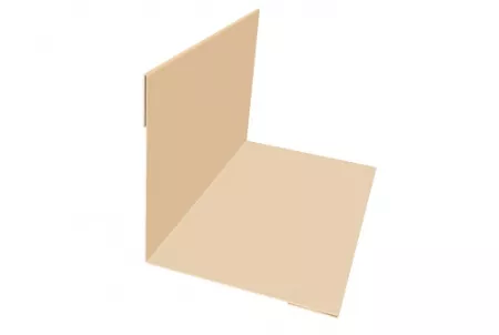 Угол внутренний 30х30 0,45 PE с пленкой RAL 1014 слоновая кость