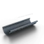 Желоб водосточный D125х3000 Foramina Freeze (FRZ_D-01-Grey\Grey-0.5)