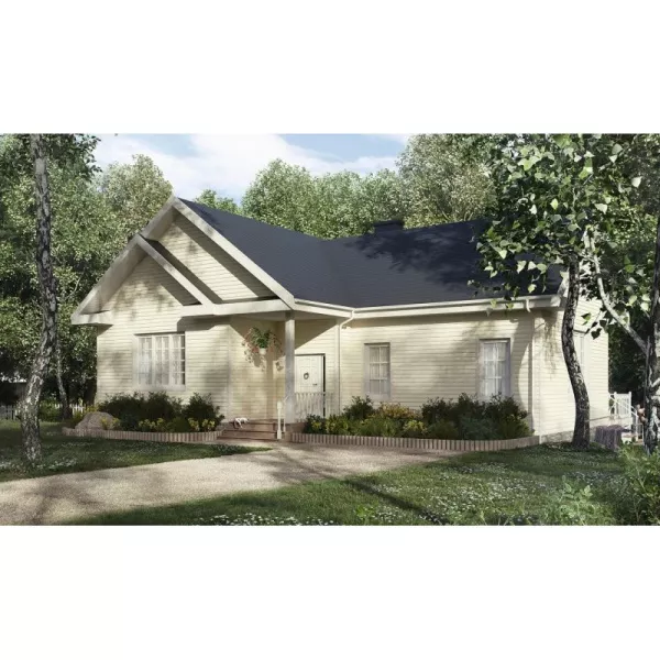 Виниловый сайдинг VOX Unicolor Корабельный брус SV-01, Кремовый