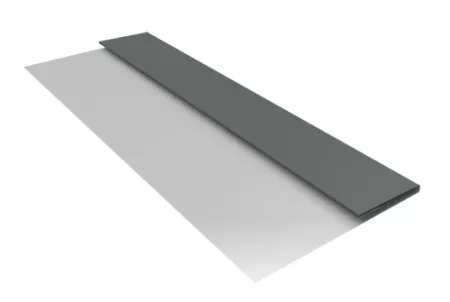 Планка стартовая БХ new 0,45 PE с пленкой RAL 7005 мышино-серый