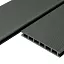 Террасная доска CM Decking Natur WIDE, EBONY (Эбонит) 3000х190х25 мм