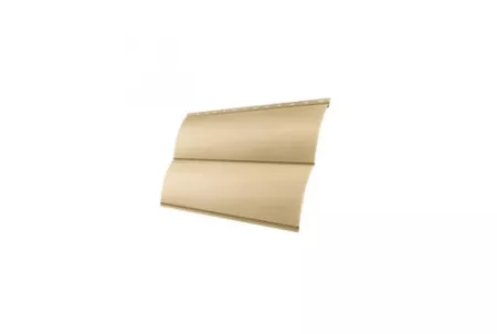 Сталь Блок-хаус 0,390 Grand Line 0,45 PE RAL 1014 слоновая кость