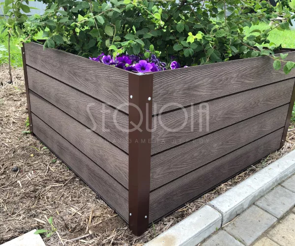 Клумба DIY SEQUOIA (1000х1000), black