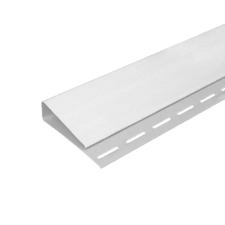 БЕЛЫЙ J-профиль широкий к сайдингу (3,05 м) 15шт/уп TECOS