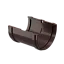 Соединитель желобов PREMIUM, шоколад