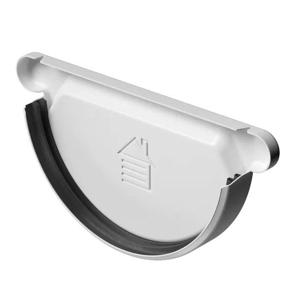 Заглушка желоба STAL PREMIUM, пломбир