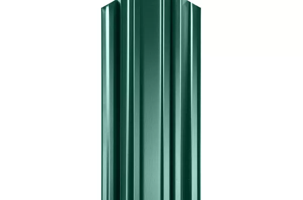 3D штакетник фигурный металлический, покрытие neomatt