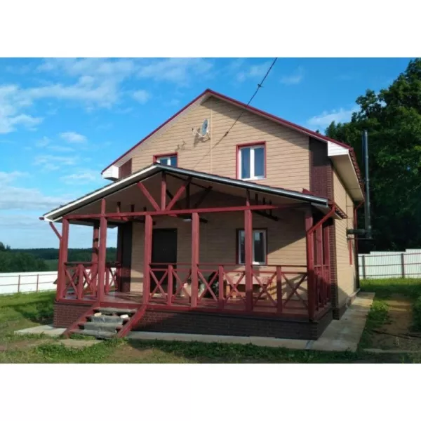 Виниловый сайдинг VOX System MAX-3 Брус SXP-05, Дуб