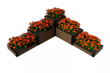 Доска грядочная Holzhof 150*25*2950мм, тиснение 3D