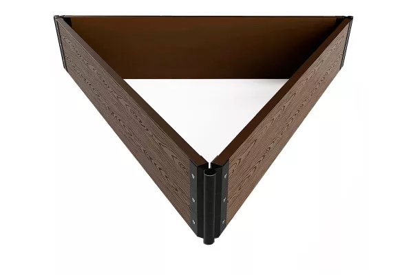 Шарнир для клумбы Holzhof 30*225мм, пластик коричневый