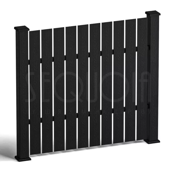 Доска заборная SEQUOIA Evolution 3D WOOD BLACK