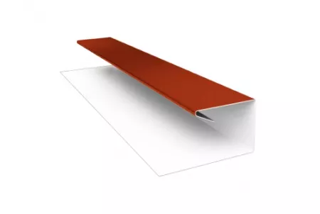 Планка П-образная 0,45 PE с пленкой RAL 2004 оранжевый