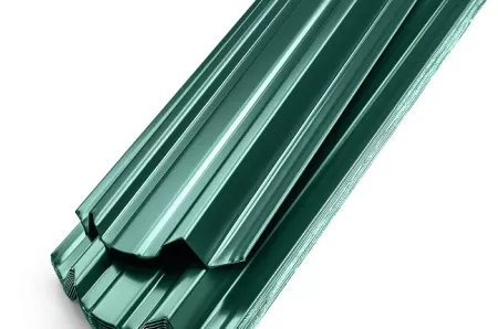 3D штакетник фигурный металлический, покрытие rooftop бархат