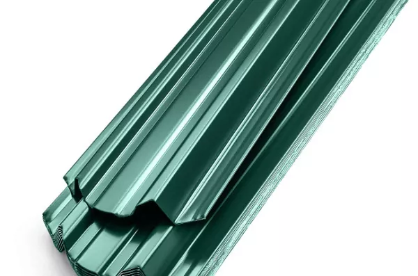 3D штакетник фигурный металлический, покрытие neomatt