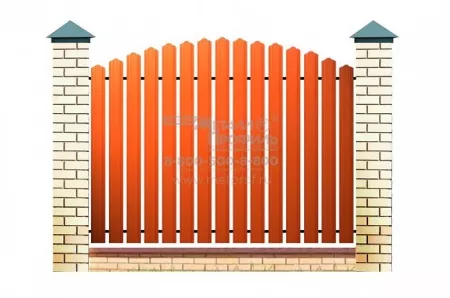 Штакетник (металлический), покрытие полиэстер