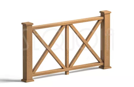 Комплект ограждения SEQUOIA «Эдинбург»,black