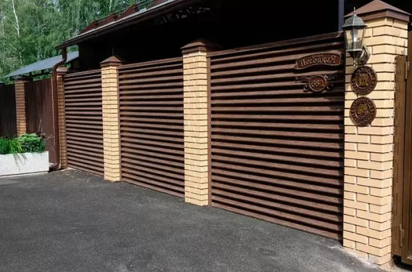 Забор жалюзи «YardWall», покрытие printech