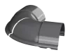ТН МВС 125/90 мм внешний угол желоба регулируемый 100 -165°, графитово-серый