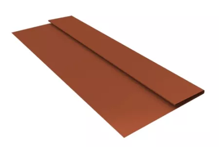 Планка стартовая БХ new 0,5 Velur RAL 8004 терракота