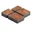 Тротуарная плитка Steingot Гранито Color Mix Terracotta №1 мультиформат