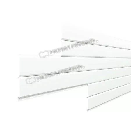 Сайдинг МЕТАЛЛ ПРОФИЛЬ Lбрус-15х240 (ПЭ-01-9003-0.4)