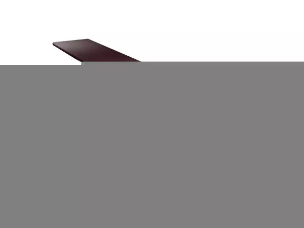 Планка П-образная для профнастила 20х20 RAL 8017 шоколад 2м