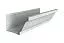 Желоб прямоугольный Vortex Lite 130 мм 3м Zn