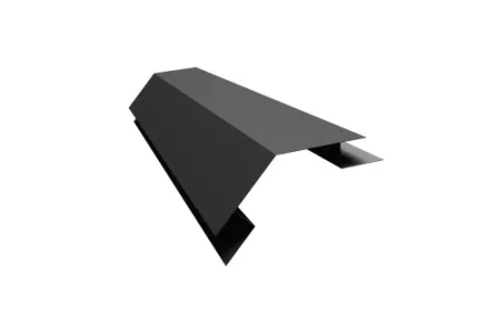 Планка угла внешнего сложного 135гр Экобрус 0,5 PurPro Matt 275 RAL 9005 черный