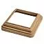 Нижний кант столба CM Railing (для столба D 120) TEAK (Тик)