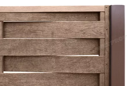 Забор жалюзи «Rotang (плетеный)», покрытие полиэстер