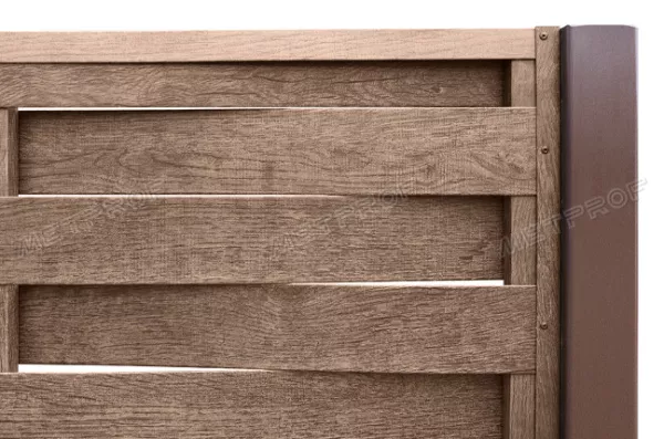 Забор жалюзи «Rotang (плетеный)», покрытие полиэстер