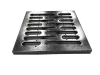 Решетка водоприемная Gidrolica Point РВ-28,5.28,5 - штампованная стальная оцинкованная, кл. А15