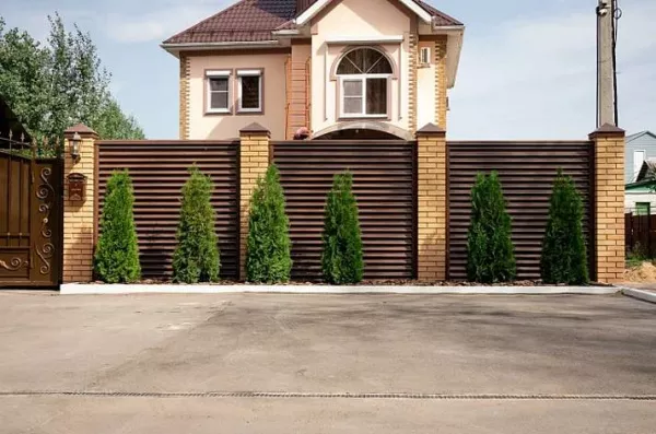 Забор жалюзи «YardWall», покрытие printech