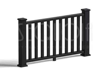 Комплект ограждения SEQUOIA «Рагланг»,black