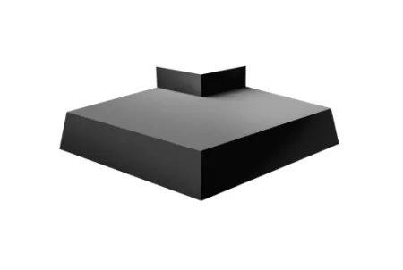 Угол отлива внешний 250 0,5 Satin с пленкой RAL 9005 черный