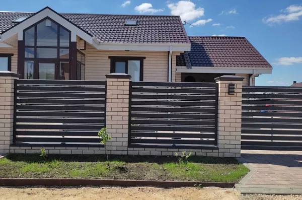Забор жалюзи «Derby», покрытие neomatt