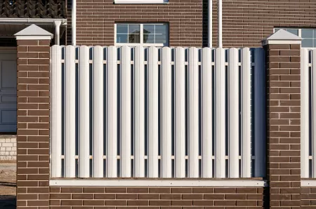 Штакетник LINE, покрытие rooftop бархат