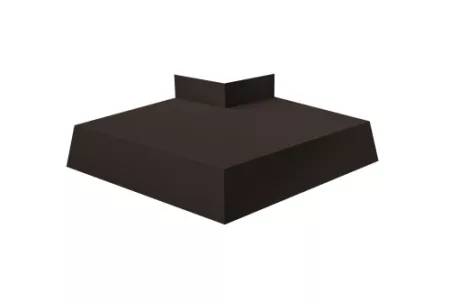 Угол отлива внешний 250 0,5 Satin с пленкой RR 32 темно-коричневый