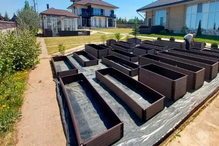 Доска грядочная Holzhof 300*30*2950мм, тиснение 3D